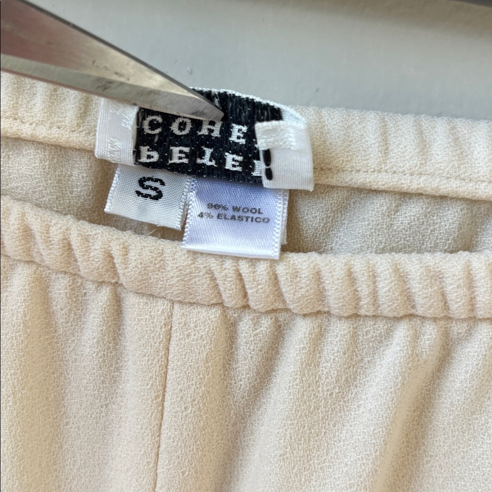 Peter Cohen Wool Wide Leg Pants - Picture 3 of 15